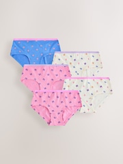 Purple Print Hipster Briefs 5 Pack (2-16yrs) - Image 1 of 9