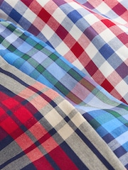 Red/Blue Check Woven Short Pyjamas 3 Pack (9mths-12yrs) - Image 6 of 7