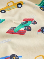 Blue/Green/Red/Ecru Race Car Short Pyjamas 3 Pack (9mths-10yrs) - Image 11 of 12
