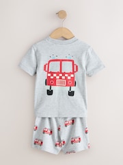 Red/Blue/Grey Emergency Vehicles - Kurze Pyjamas, 3er-Pack (9 Monate–8 Jahre) - Bild 5 von 7