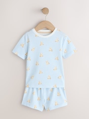 Blue/Ecru Baby Bears Short Pyjamas 3 Pack (9mths-6yrs) - Image 4 of 8