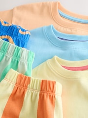 Blue/Yellow/Orange Summer Short Pyjamas 3 Pack (9mths-12yrs) - Image 15 of 17