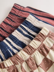 Black/Berry Checkerboard Skate Short Pyjamas 3 Pack (9mths-10yrs) - Image 14 of 15