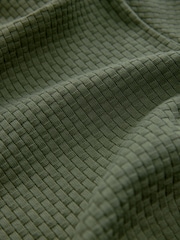 Navy/Olive Green/Rose Pink Short Sleeve Revere Collar Textured Jersey Shirts 3 Pack - Image 9 of 9