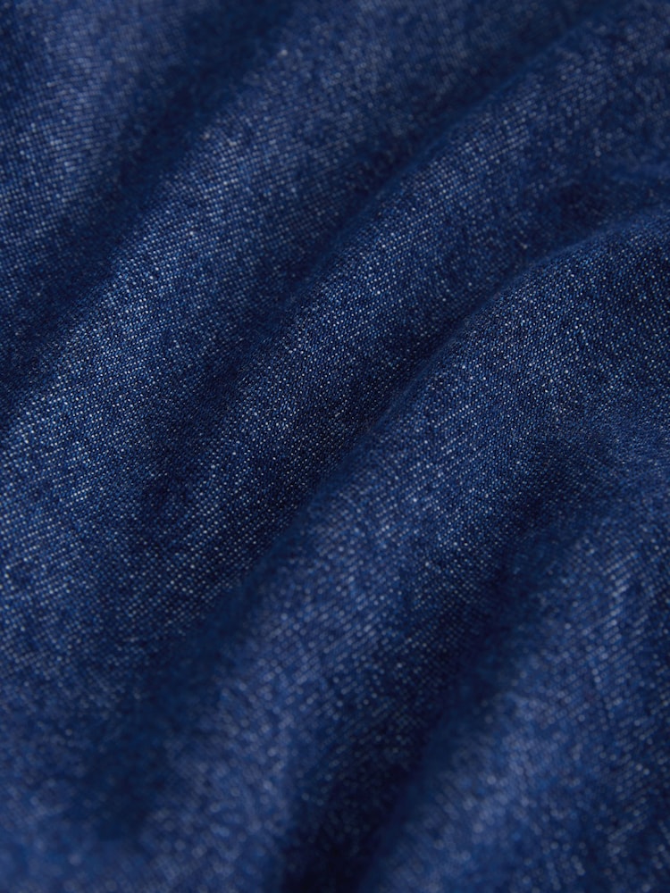 Blue Licensed Nirvana Denim Short Sleeve Shirt - Image 10 of 10