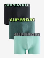 Superdry Black/Green Boxers - Image 1 of 5