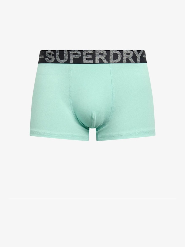 Superdry Black/Green Boxers - Image 2 of 5
