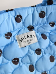 Albastru/Maro - Nylon Printed Tote Bag - Imaginea 7 din 9