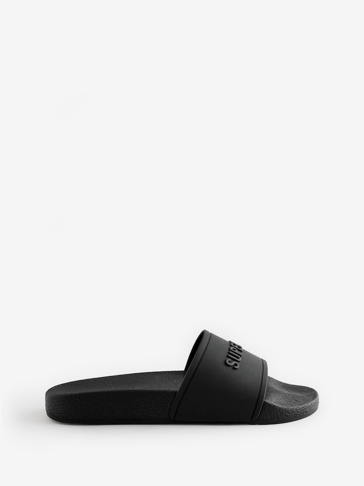 Superdry Black Sandals - Image 1 of 1