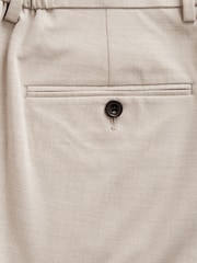 Neutral Slim Fit Elasticated Waist Motionflex Stretch Smart Trousers - Image 11 of 11