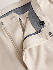 Neutral Muscle Fit Elasticated Waist Motionflex Stretch Smart Trousers - Image 10 of 11