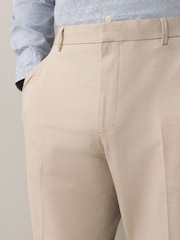 Neutral Muscle Fit Elasticated Waist Motionflex Stretch Smart Trousers - Image 4 of 11