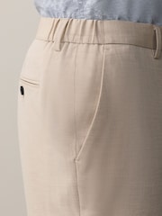 Neutral Muscle Fit Elasticated Waist Motionflex Stretch Smart Trousers - Image 6 of 11