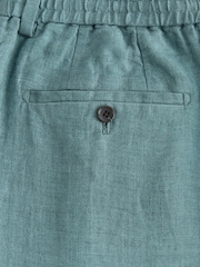 Green Signature Drawstring Trousers - Image 8 of 8