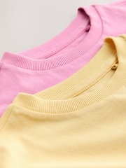 Pink/Yellow Bunny Wide Leg Pyjamas 2 Pack (9mths-12yrs) - Image 5 of 6