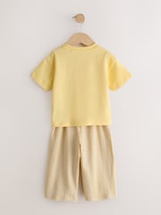 Pink/Yellow Bunny Wide Leg Pyjamas 2 Pack (9mths-12yrs) - Image 8 of 10