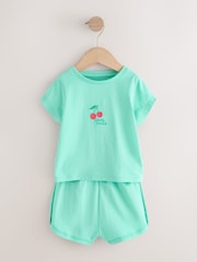 Teal/Pink - Кыска пижамалар 3 пакет (9ай -12жыл) - 7ичинен 4 сүрөт