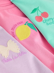 Teal/Pink - Кыска пижамалар 3 пакет (9ай -12жыл) - 7ичинен 6 сүрөт