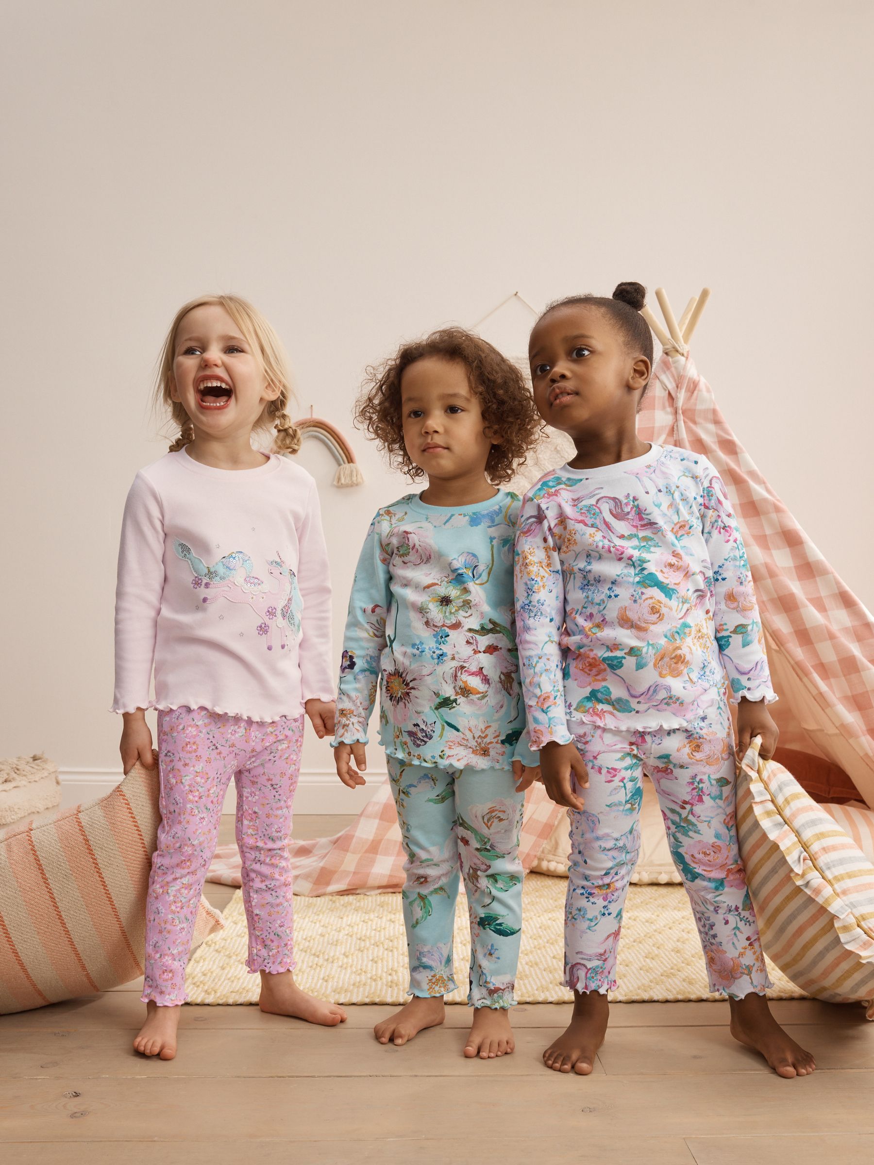 Buy Unicorn Snuggle Pyjamas 3 Pack (9mths-12yrs) from Next United