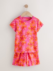 Hibicus Rose Fleuri - Lot de 3 pyjamas courts (3-16 ans) - Image 10 de 13