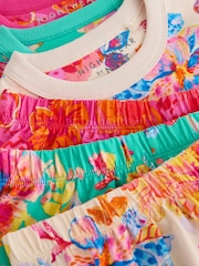 Hibicus Rose Fleuri - Lot de 3 pyjamas courts (3-16 ans) - Image 12 de 13