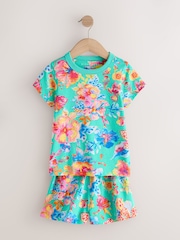 Hibicus Rose Fleuri - Lot de 3 pyjamas courts (3-16 ans) - Image 9 de 13