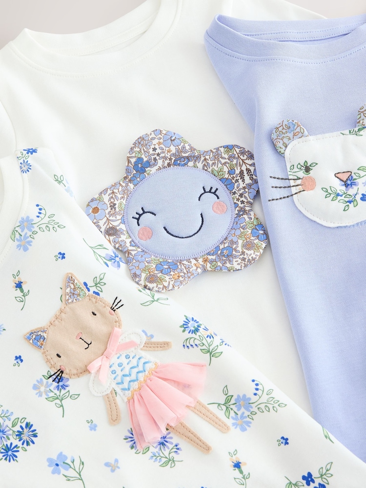 Blue Snuggle Pyjamas 3 pack (9mths-10yrs) - Image 13 of 13
