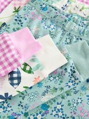 Purple/Green bunny Snuggle Pyjamas 3 Pack (9mths-12yrs) - Image 10 of 11