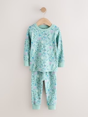 Purple/Green bunny Snuggle Pyjamas 3 Pack (9mths-12yrs) - Image 8 of 11