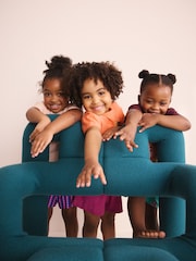 Orange/Neutral Tropical Short Pyjamas 3 Pack (9mths-12yrs) - Image 2 of 14