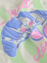 Rosa/Vit - Kort pyjamas 3 -paket (9månader-16år) - Bild 11 av 12