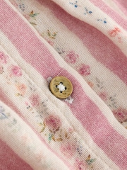 Rosa - Gewebter Schlafanzug mit durchgehender Knopfleiste (9Monate-10Jahre) - Bild 4 von 4