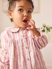 Рожевий - Тканий ґудзик крізь піжаму (9місяців-10років) - Image 5 of 9