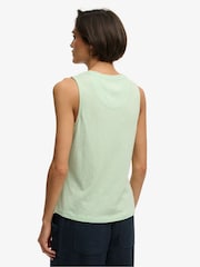 Superdry Pale Green Scoop Neck Vest - Image 2 of 7