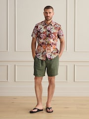 Useita - Short Sleeve Cotton Texta Print Shirt - Kuva 2 / 5