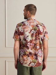 Useita - Short Sleeve Cotton Texta Print Shirt - Kuva 4 / 5