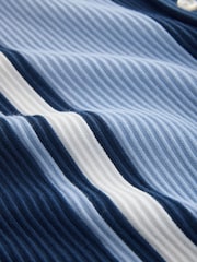 أزرق فاتح - قميص جيرسيه مخطط بملمس بارز - صورة 7 من 7