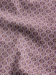 Punainen - Short Sleeve Cotton Texta Print Shirt - Kuva 8 / 8