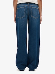 Superdry Blue Denim Mid Rise Wide Leg Jeans - Image 2 of 7