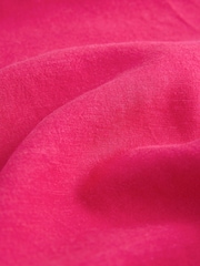 Pink Linen Blend Long Sleeve Shirt - Image 2 of 3