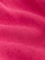 Pink Linen Blend Shorts - Image 6 of 6