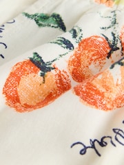 White/Tomato Print Stretch Linen Blend Shorts 2 Pack - Image 5 of 9