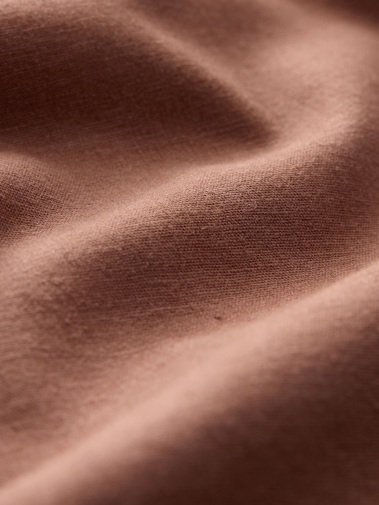 Navy/Camel Stretch Linen Blend Culottes 2 Pack - Image 11 of 11