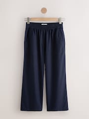 Navy/Camel Stretch Linen Blend Culottes 2 Pack - Image 8 of 11