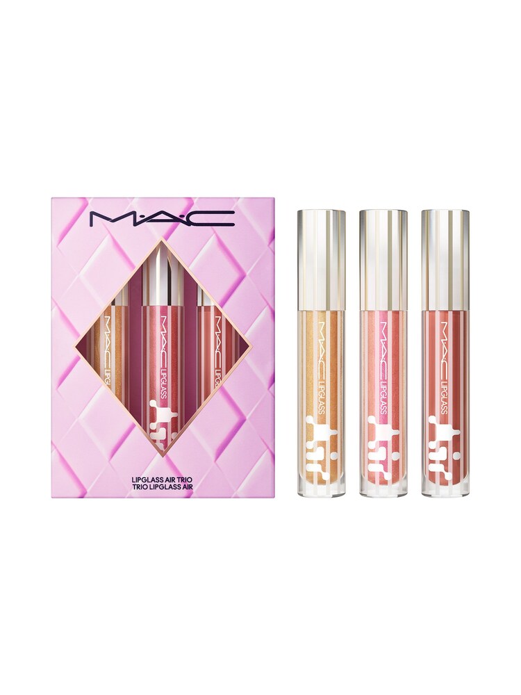 MAC Gloss Enthusiast Lipglass Air Trio worth £69 - Image 1 of 3 MAC Gloss Enthusiast Lipglass Air Trio worth £69 - Image 1 of 3