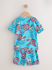 Multi Bright Marvel Short Pyjamas 3 Pack (12mths-11yrs) - Image 5 of 7