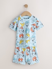 Blue/Grey/Orange Paw Patrol Short Pyjamas 3 Pack (9mths-8yrs) - Image 3 of 8