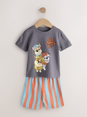 Blue/Grey/Orange Paw Patrol Short Pyjamas 3 Pack (9mths-8yrs) - Image 4 of 8