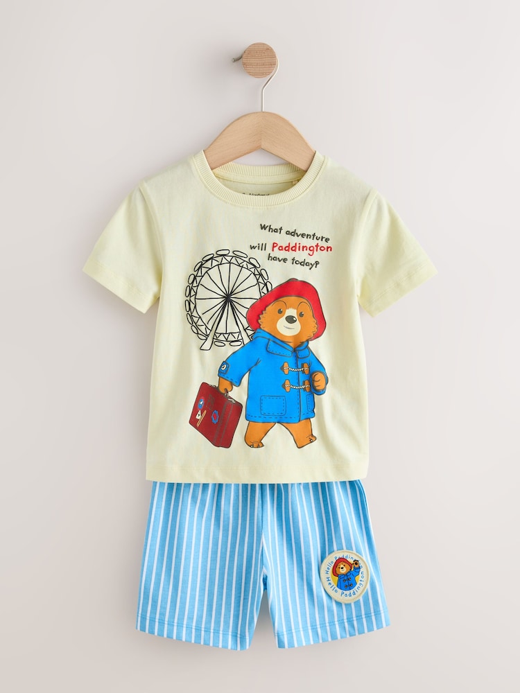Blue/Yellow Single Paddington Short Pyjamas (9mths-8yrs) - Image 1 of 5