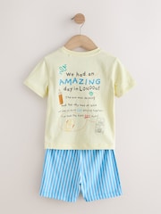Blue/Yellow Single Paddington Short Pyjamas (9mths-8yrs) - Image 3 of 5